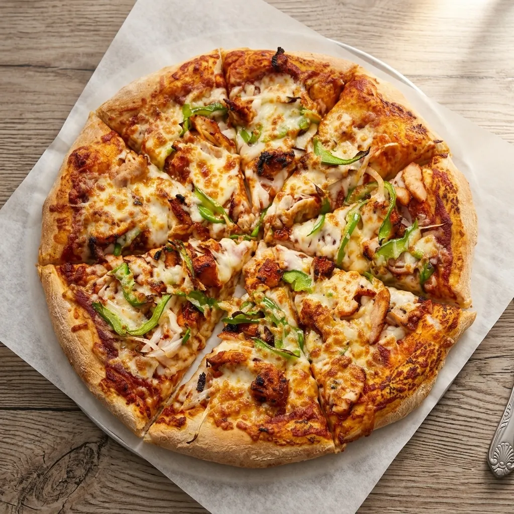Halal Pakistani-style fusion pizza at Prime Karahi in NE Calgary, AB